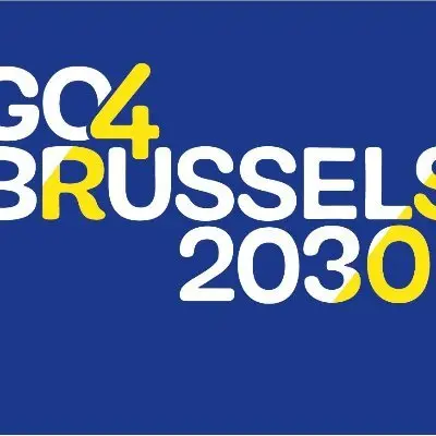 Go4Brussels 2030 Logo Blue