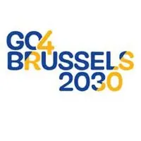 Go4Brussels 2030 Logo Mini White