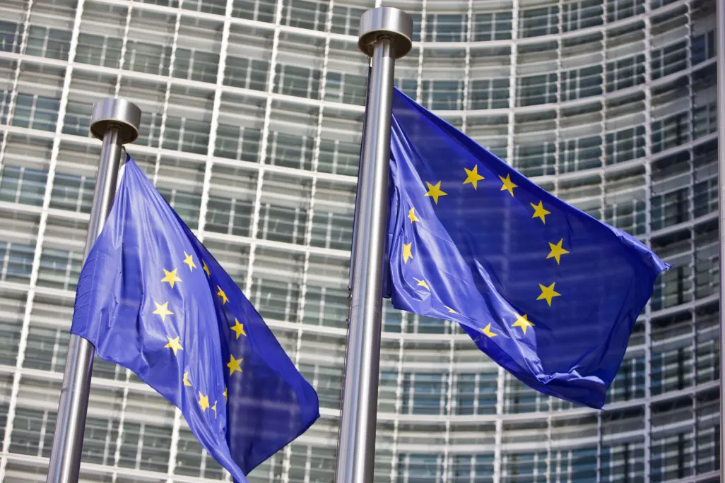 Europese vlag aan Berlaymont