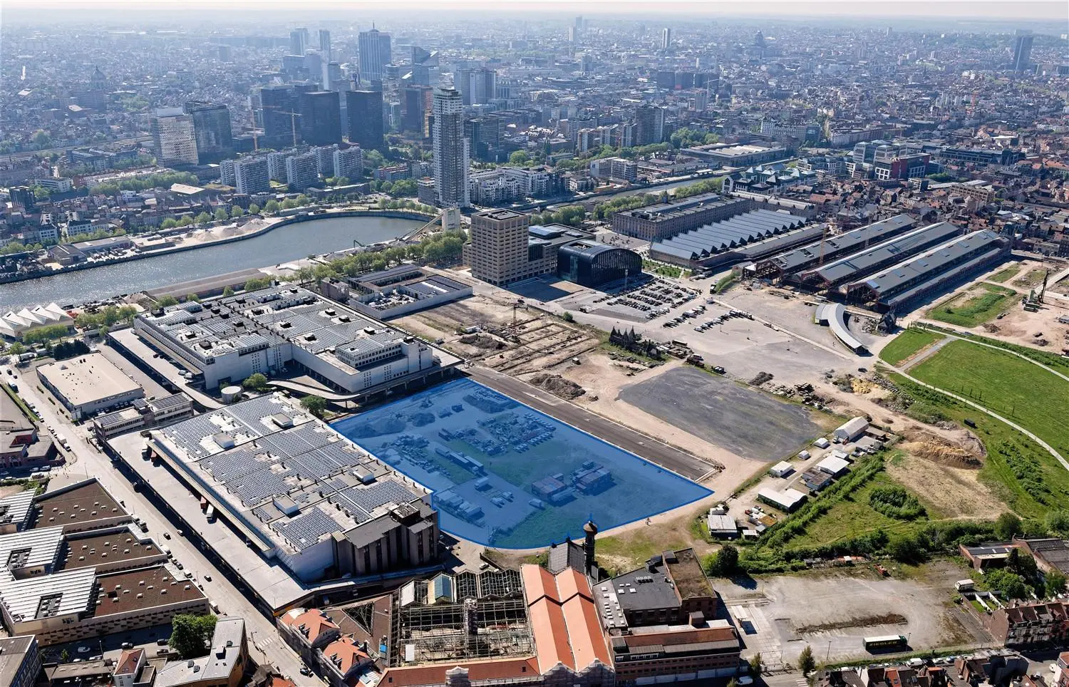 zicht op site nieuwe hoofdkazerne