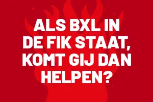 Als BXL in de fik staat, komt gij dan helpen