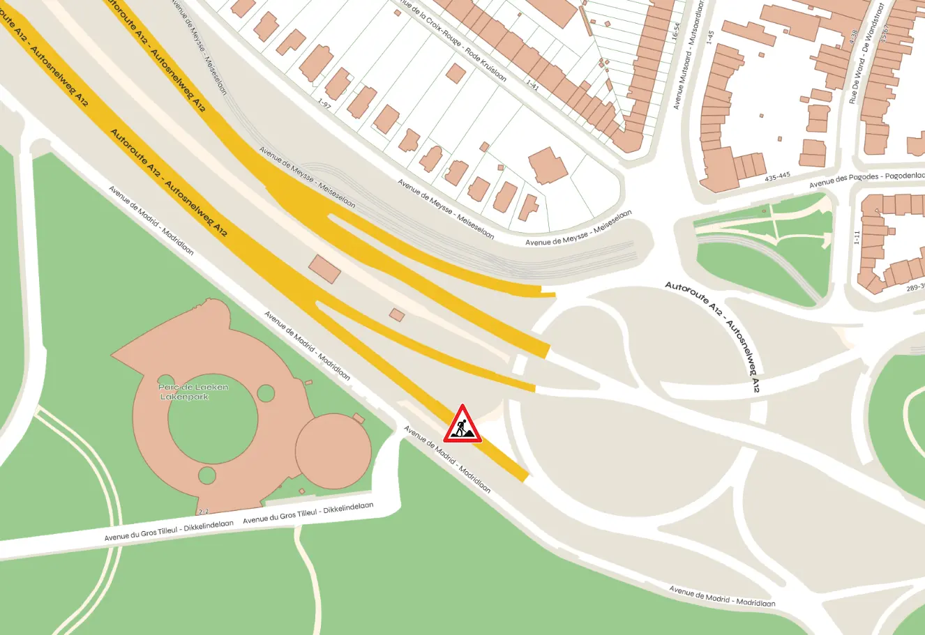 Bretelle A12 travaux août 2026