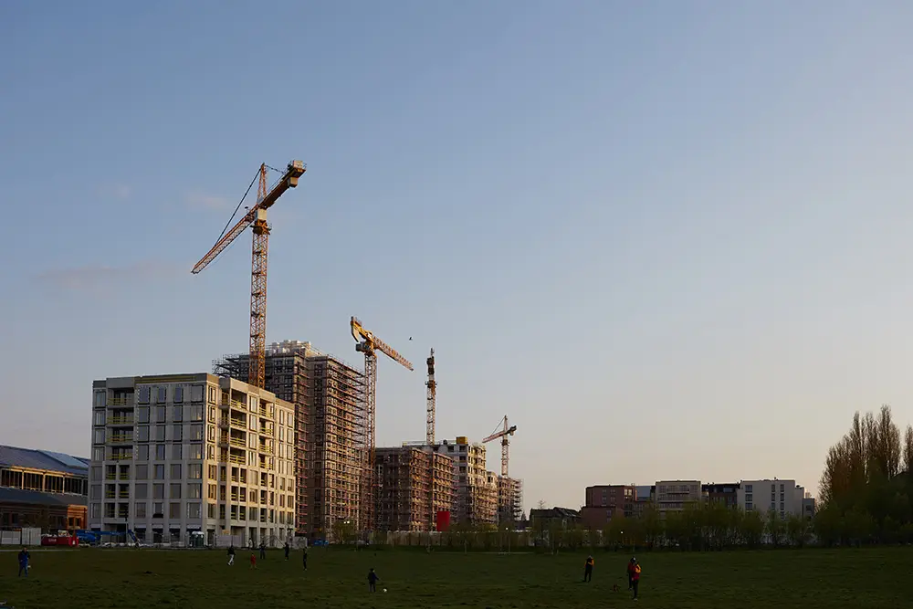 Construction de Lake Side à Tour et Taxis